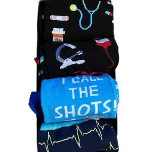 NIB! 4 Pairs of Socks Celebrating Doctors